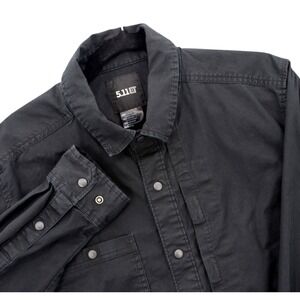 5.11 Tactical Jackson Shirt Mens Large Black 72548 long sleeve Conceal Pocket